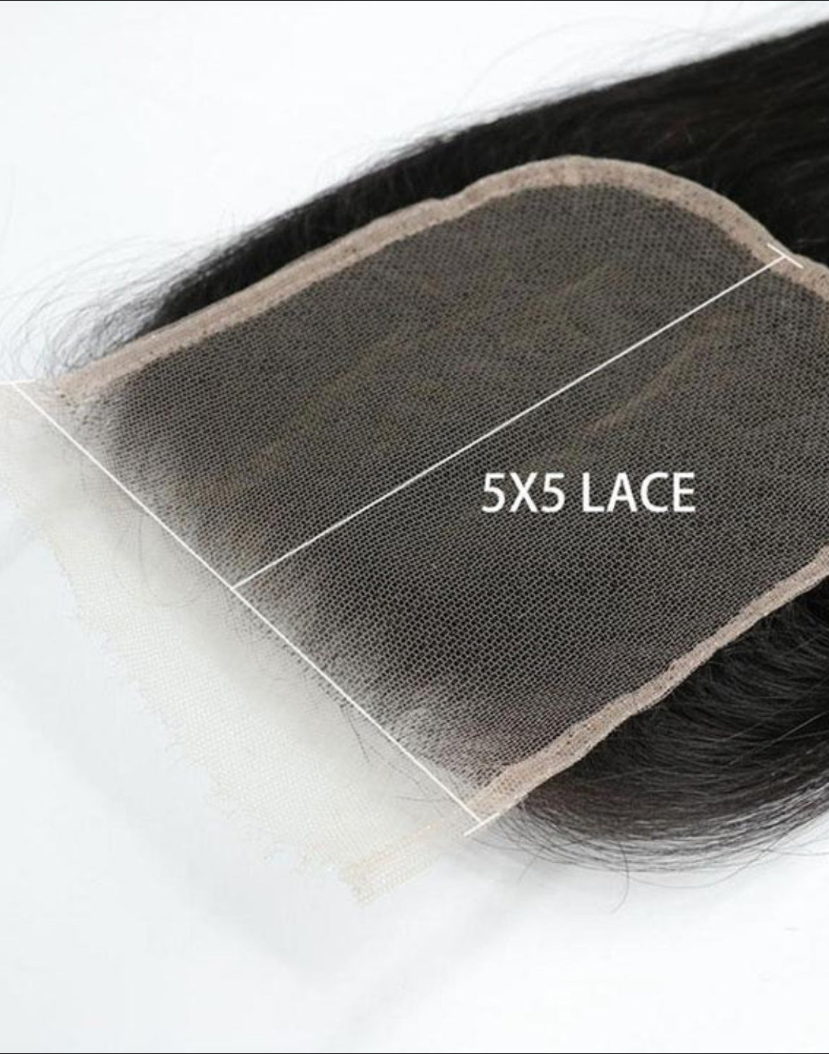 5x5 Virgin HD Lace Closure