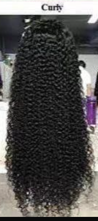 Curly Flutter Wig- Transparent Lace