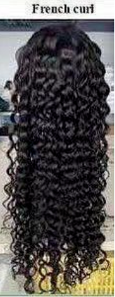 French Curl Flutter Wig- Transparent Lace