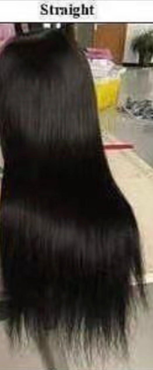 Straight Flutter Wig- Transparent Lace
