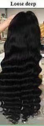 Loose Deep Wave Flutter Wig- Transparent Lace