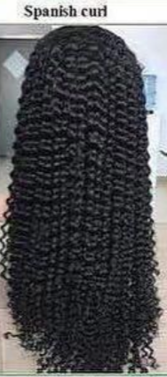 Spanish Curl Flutter Wig- Transparent Lace