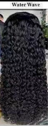 Water Wave Flutter Wig- Transparent Lace